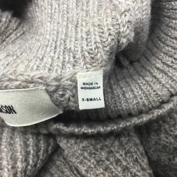 Buck Mason Men's Herdsman Turtleneck Sweater Merino Wool Waffle Knit Size XS - Picture 6 of 8